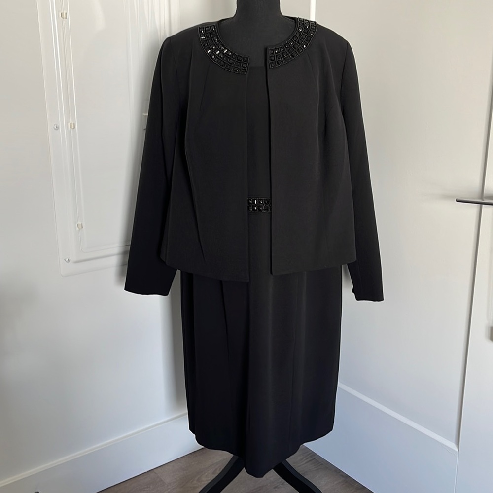 Dress and Blazer (2PC) - Black